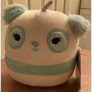 Squishmallows Kellytoy Inez‎ 5" Mini Blue Panda Brand New RARE Plush Collectible